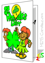 St. Patrick's Day card to make
