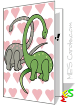 dinosaur card for girls