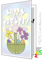 Easter card template