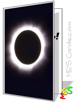 solar eclipse, ring, photo card