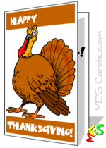 turkey card to print