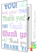 thank you card template