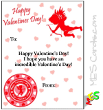 cupid, love emblem, Valentine's Day seal
